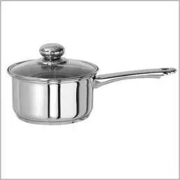 Classicor 29101 Stainless Steel 1 Quart Covered Saucepan With Glass Lid