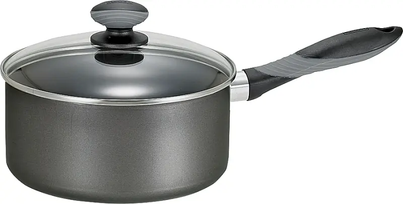 Get A Grip Black Qt. Aluminum Sauce Pan