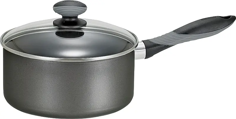Get-A-Grip Black 2-Qt. Aluminum Sauce Pan