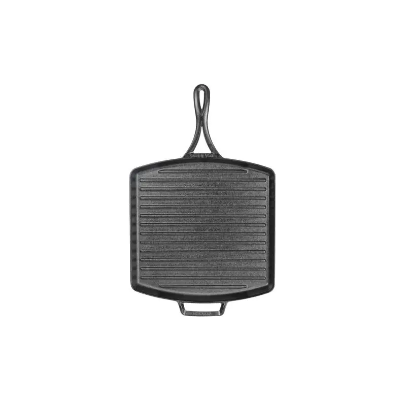 Lodge Blacklock 12 Inch Cast Iron Grill Pan Black