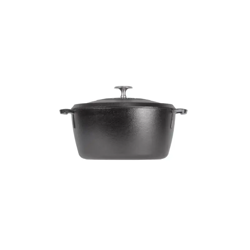 Lodge Blacklock Cast Iron Dutch Oven 5.5 Quart Black