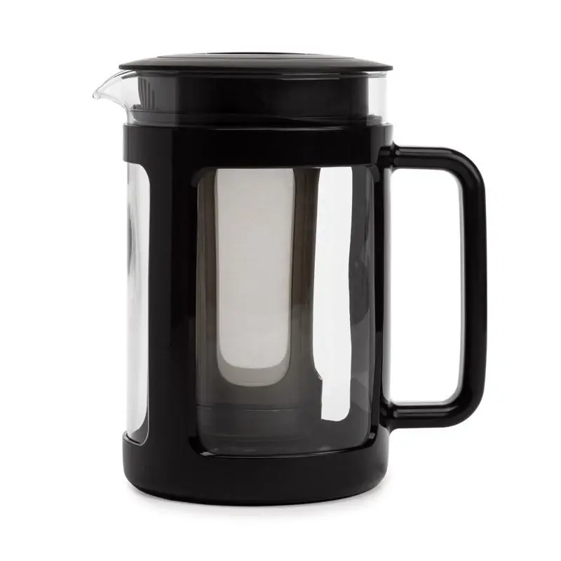 Primula Logan 1.6 Quart Black Clear Cold Brew Coffee Maker