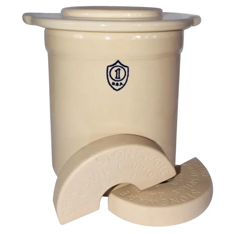 1 Gallon Fermentation Set - 3 Piece Crock Kit