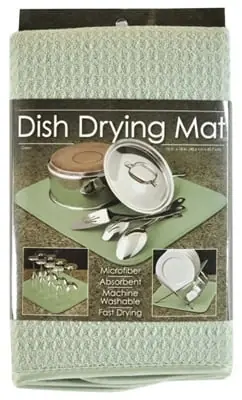 16 X 18 Inch Green Dish Drying Mat