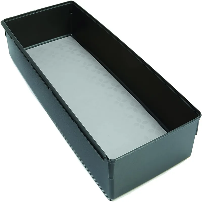 Plastic Drawer Organizer, White, 15 X 6 X 2-In.