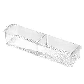 12 Inch Bathroom Counter Organizer With Handles - Clear Plastic By Interdesign
