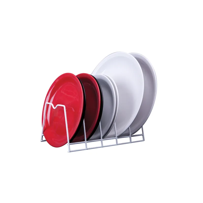 11 In. L X 7.5 In. W X 5 In. H White Steel Dish Rack