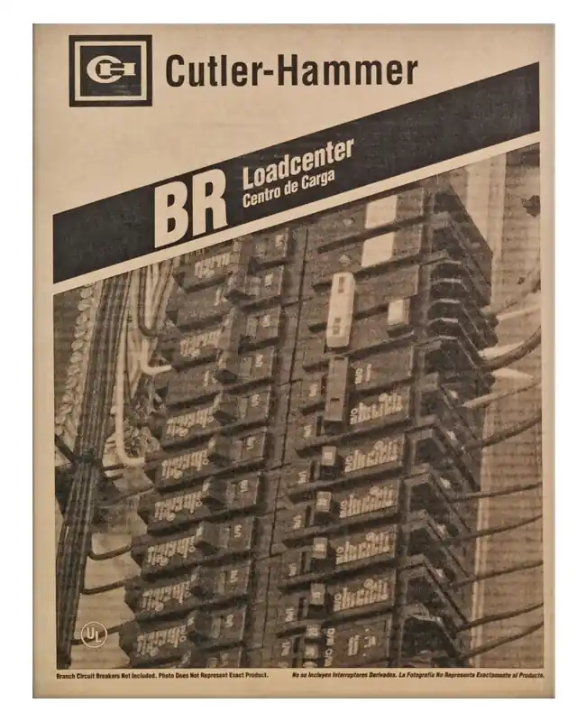 100-amp Main Breaker Load Center With 20 Circuits And 12 Spaces, Model Br1220b100