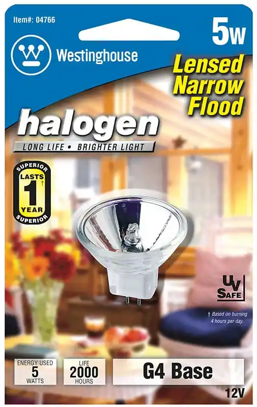 Westinghouse 5 W MR11 Floodlight Halogen Bulb 27 Lm White 1 Pk