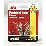 2.2 Volt Krypton Flashlight Bulb Model 43-1661 For Handheld Flashlights