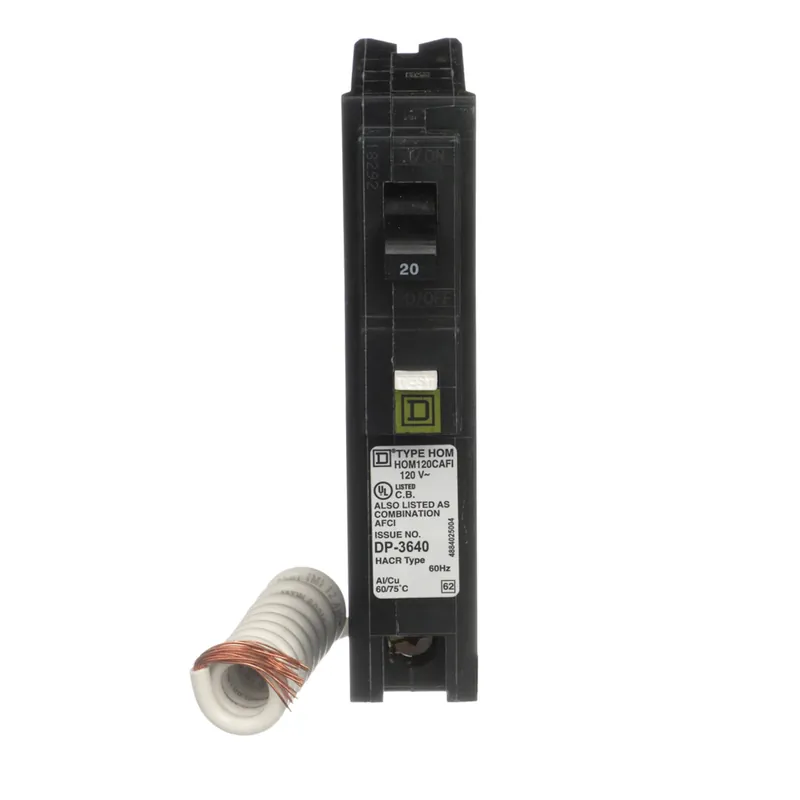 Homeline 20-Amp Single-Pole Arc Fault Circuit Breaker
