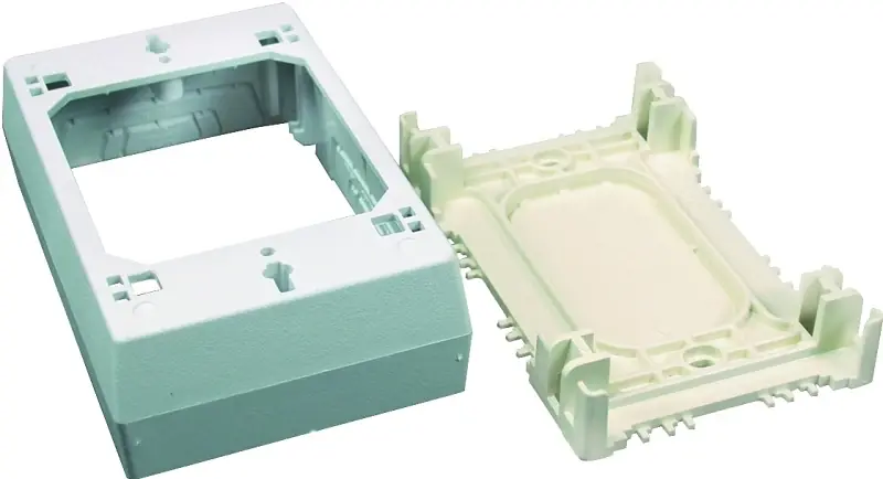 Ivory Plastic Deep Switch/Outlet Box