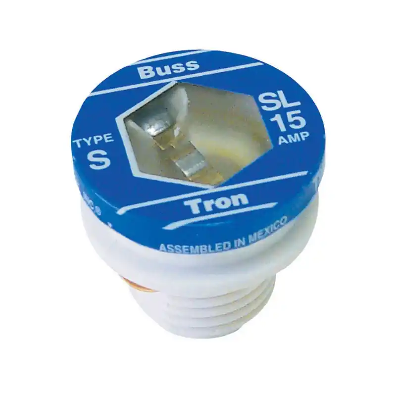 Bussmann 15 Amps Tamper Proof Plug Fuse 3 Pk