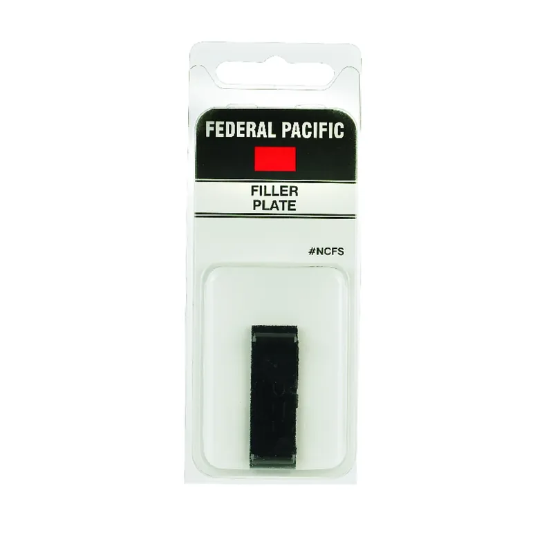 Federal Pacific 0 Amps N/a V 1 Space 2 Circuits Surface Mount Filler Plate