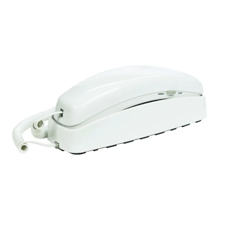 White Trimline Corded Telephone