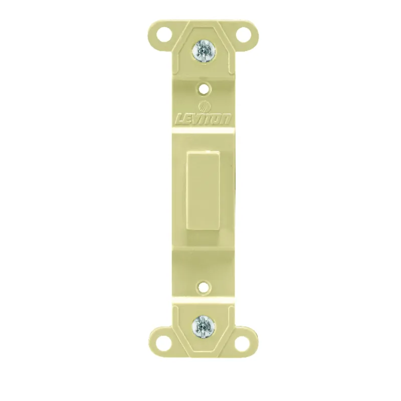Leviton Ivory 1 Gang Plastic Blank Wall Plate 1 Pk