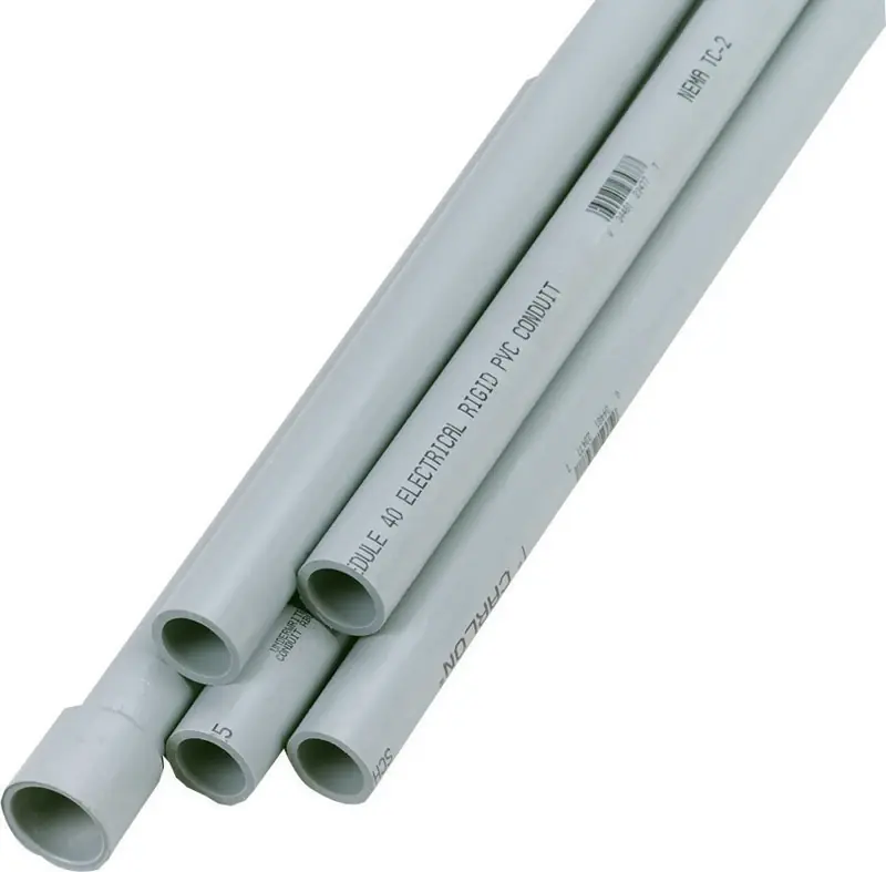 1 In. Dia. X 10 Ft. L Schedule 40 Pvc Electrical Conduit For Rigid Applications