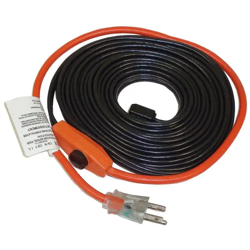 24 Ft. Automatic Electric Heat Cable Kit For Pipe Freeze Protection