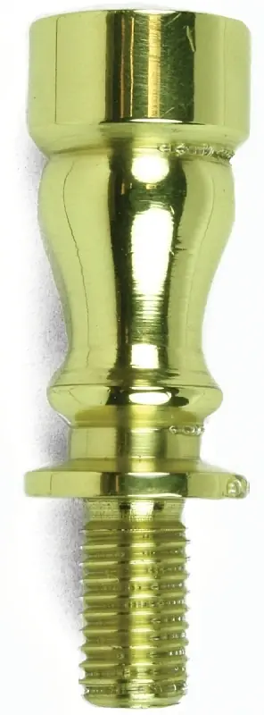Lamp Shade Riser, Solid Brass, 1-In.