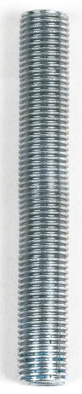 Lamp Nipple, Zinc-Plated, 1/4 IP, 3.5-In.