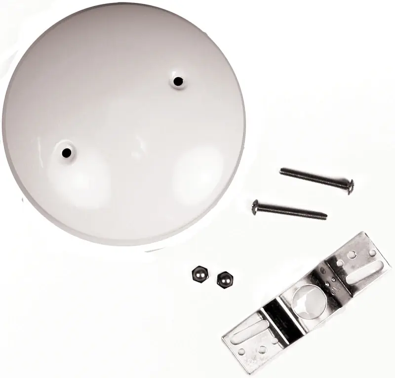 Ceiling Blank Up Kit, Holes 2-3/4-In. Apart, White, 5-In.