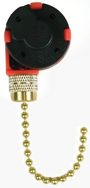 Ceiling Fan Switch, 4 Wires, 3-Speeds