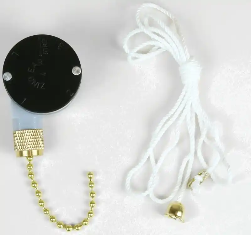 Ceiling Fan Switch, 8 Wires, 2-Speeds