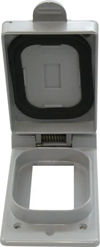 Rectangle Pvc 1 Gang Electrical Cover For Single Gfci Device