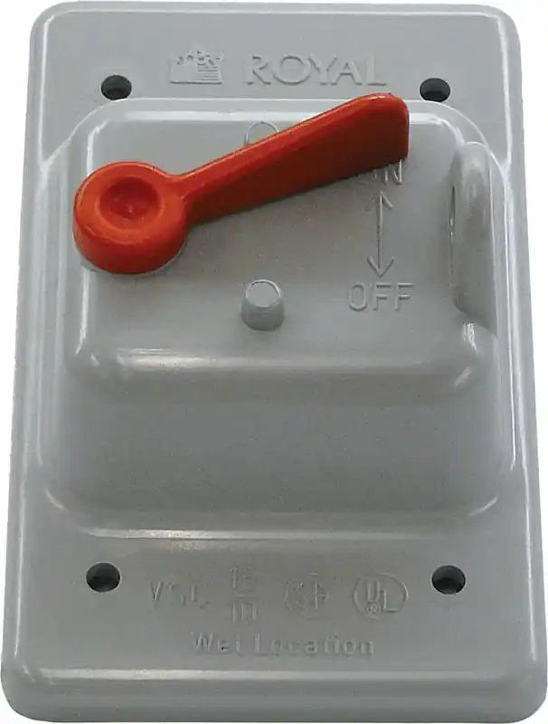 Rectangle Pvc 1 Gang Electrical Cover For Single Toggle Switch