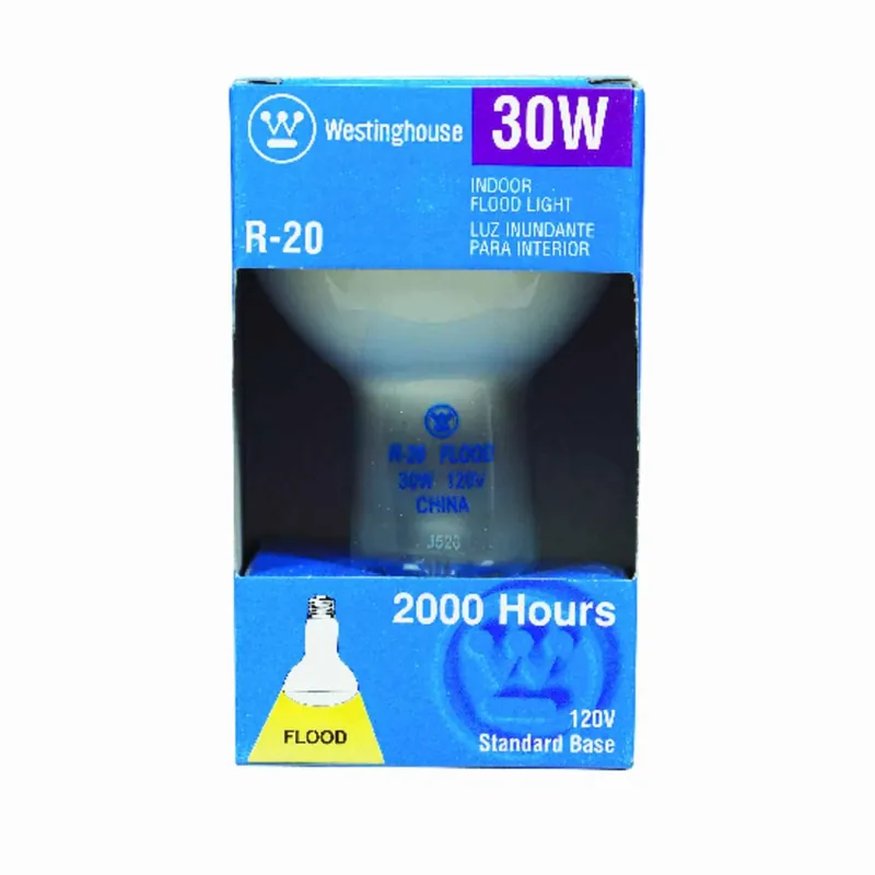 Westinghouse 30 W R20 Floodlight Incandescent Bulb E26 (Medium) White 1 Pk