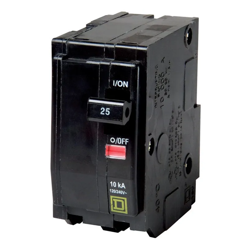 Qo 25 Amp Double-pole Circuit Breaker With Visi-trip Indicator