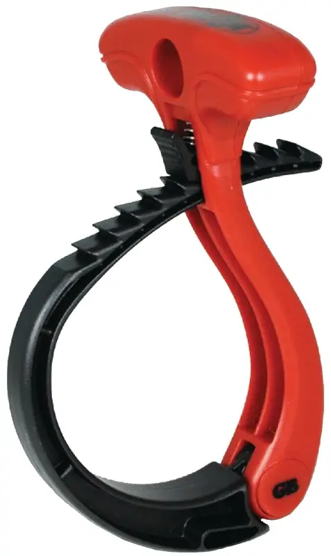 Extra-Large Cable Wraptor, Black/Red, 4-In.