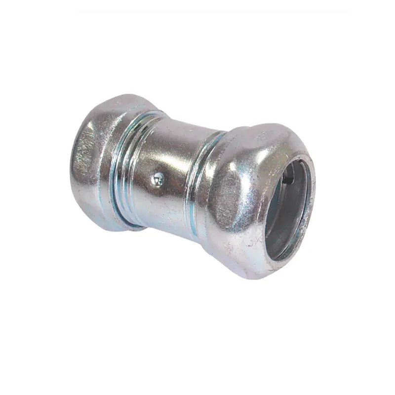 Sigma Engineered Solutions ProConnex 1/2 In. D Zinc-Plated Steel Compression Coupling For EMT 1 Pk