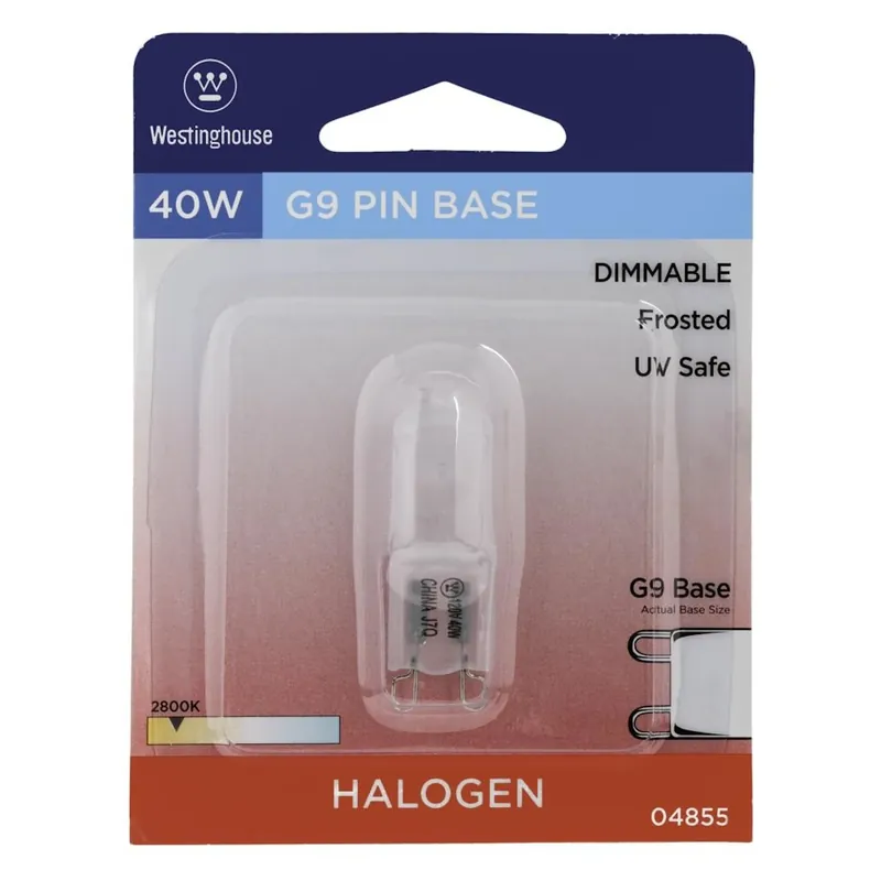 Westinghouse 40 W T4 Decorative Halogen Bulb 460 Lm White 1 Pk