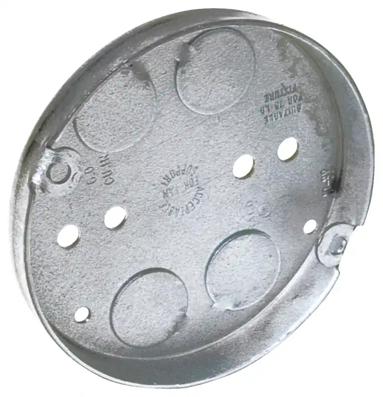 Ceiling Fan Pan, 4 In. Round