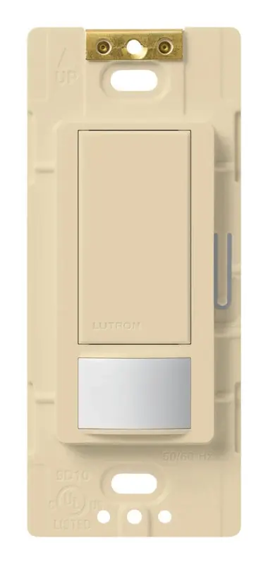 Lutron Maestro Occupancy 5 Amps Single Pole Motion Sensor Triple Combination Switch Ivory 1 Pk