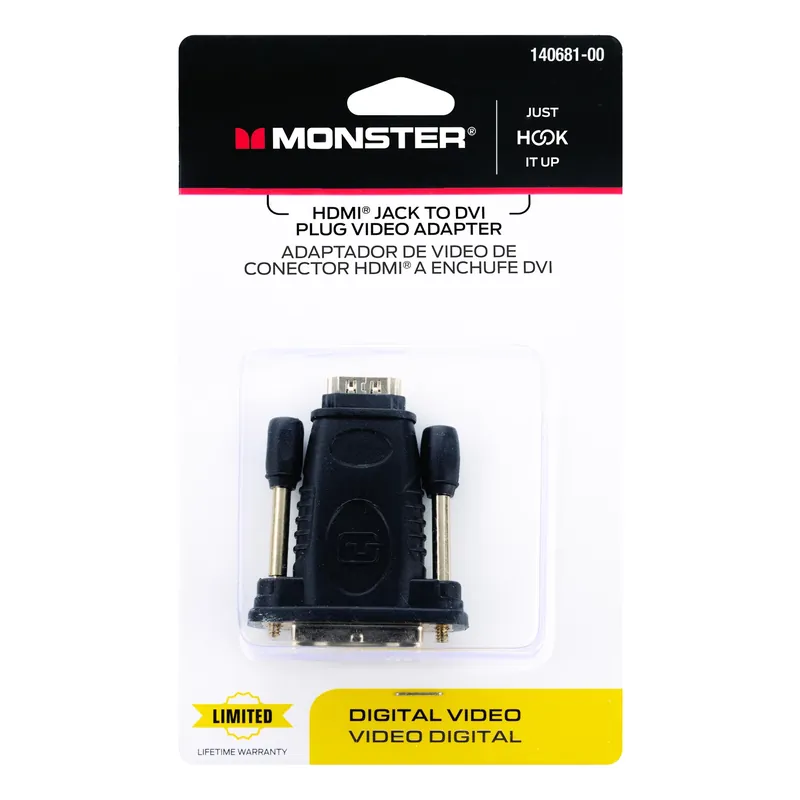 Monster Just Hook It Up HDMI Adapter 1 Pk