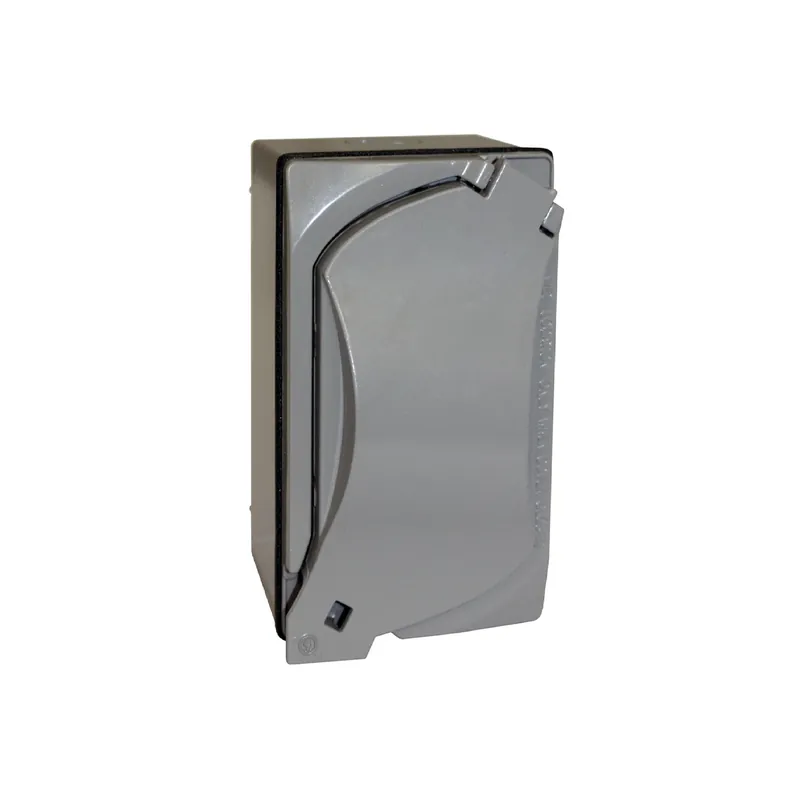 Sigma Engineered Solutions Rectangle Die-Cast Metal 1 Gang 4.58 In. H X 2.83 In. W Duplex Outlet Kit