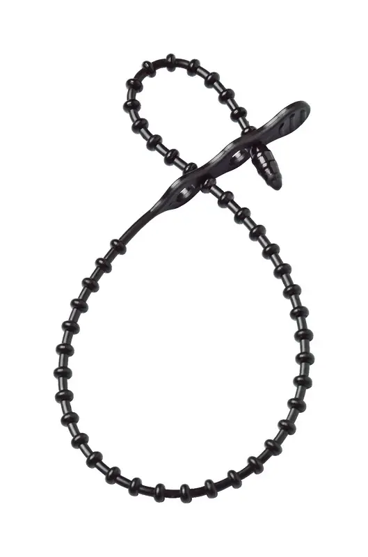 Gardner Bender 8 In. L Black Beaded Cable Tie 15 Pk