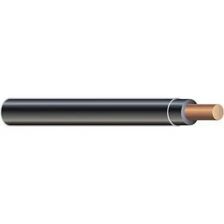 11587337 50‘ 12 Gauge Solid Black Thhn Wire For Building Applications