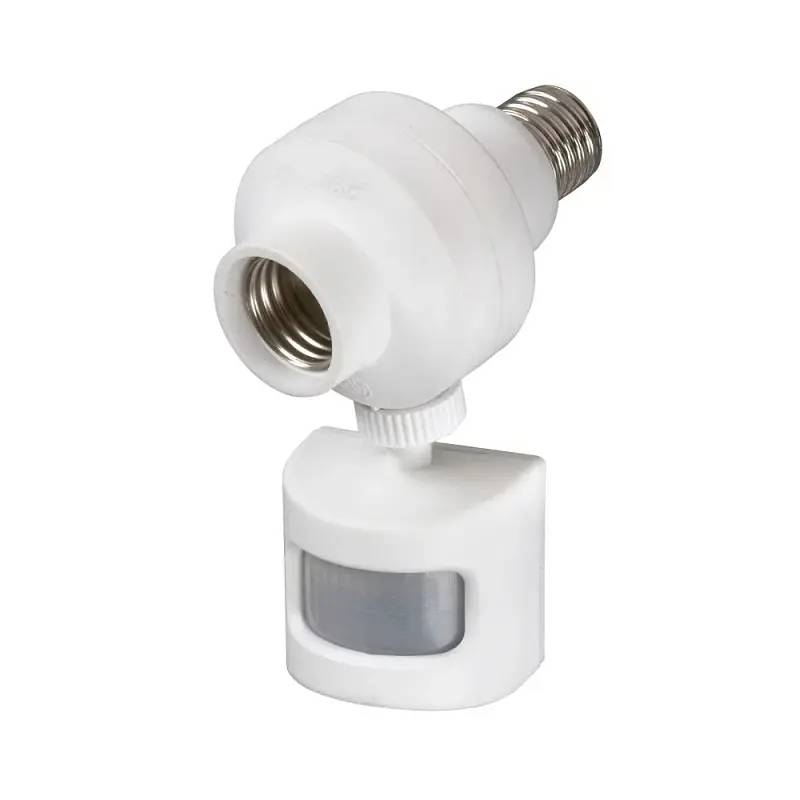 Amertac White Motion Activated Security Light Control 1 Pk