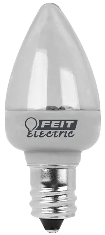 Bpc7/led/can Non-dimmable 1w 120v Candelabra Led Lamp Bulb