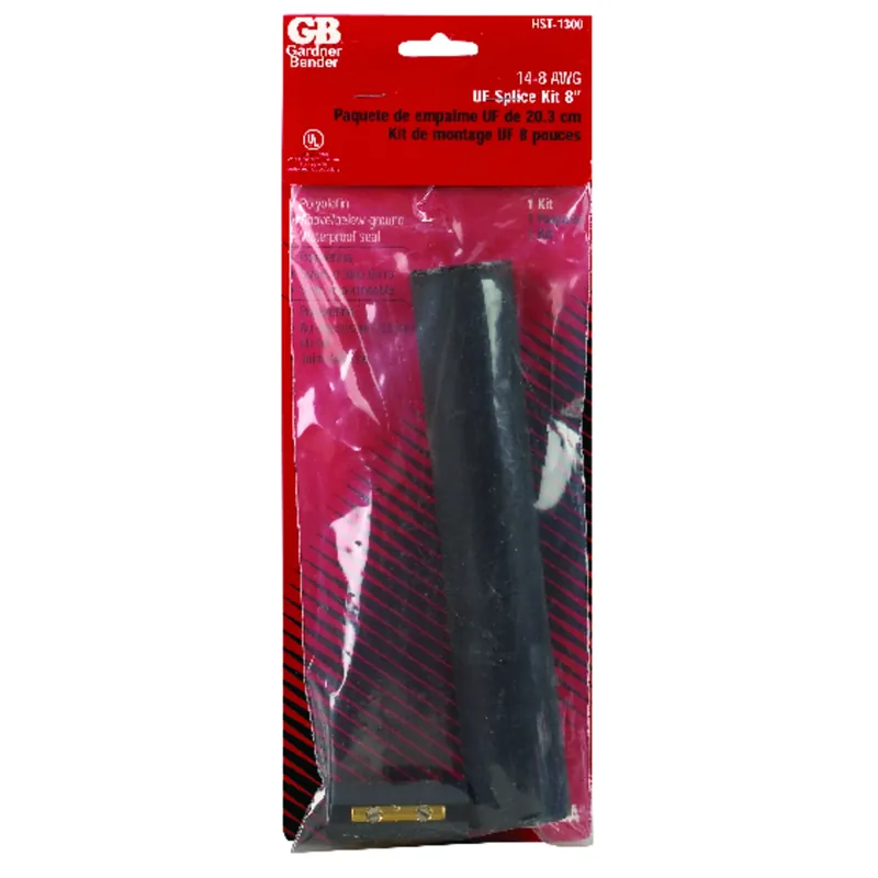 Gardner Bender 14-8 Ga. Insulated Wire Splice Kit Black 1 Pk