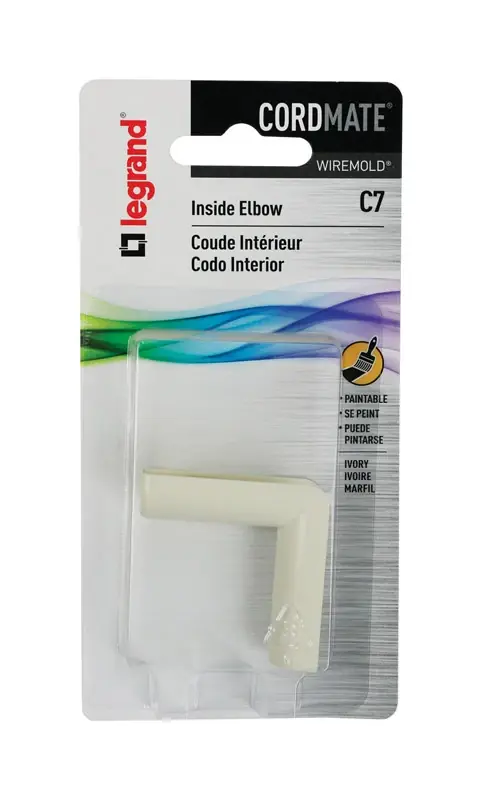 Legrand Cordmate 2 3/4 In. D Plastic Electrical Conduit Elbow For AC, MC And RWFMC Cable 10 Pk