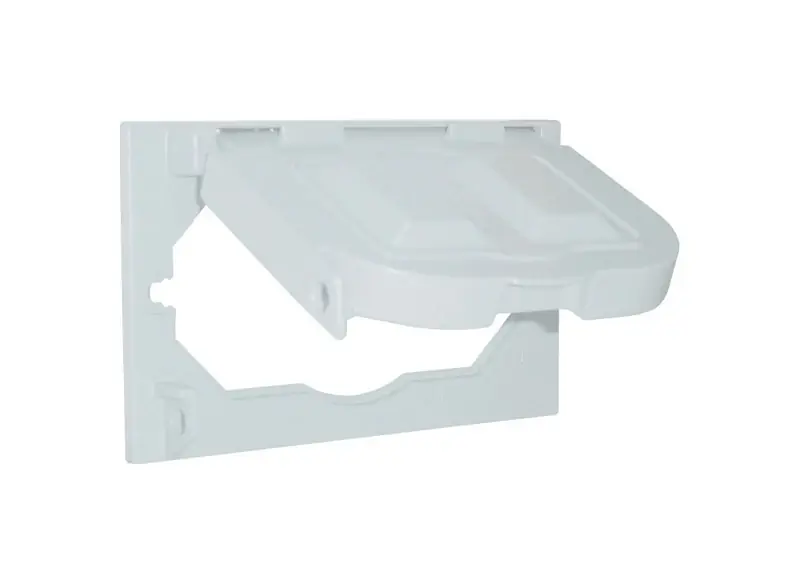 Rectangle Plastic 1 Gang Multi-use Cover For Wet Locations