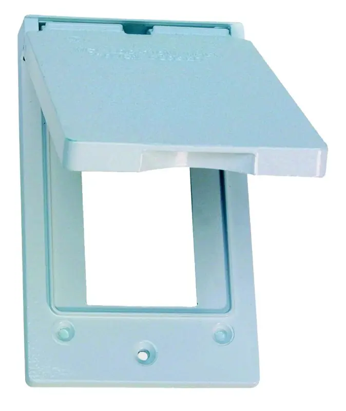 Bwf Fgv-1dcwv 1-gang Vertical Gfci Weatherproof Cover, 4-9/16 In X 2-13/16 In