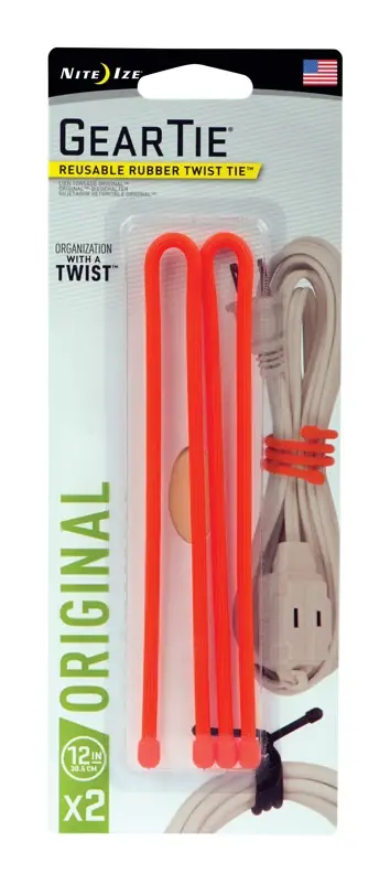 Nite Ize 1-ft 0-Outlet Plastic Cord Organizer