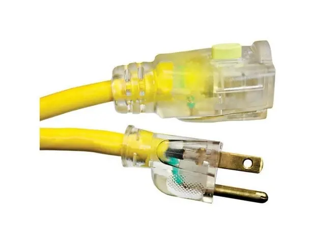 632-34037a 25 Ft. Yellow 14-3 Sjtw Extension Cord