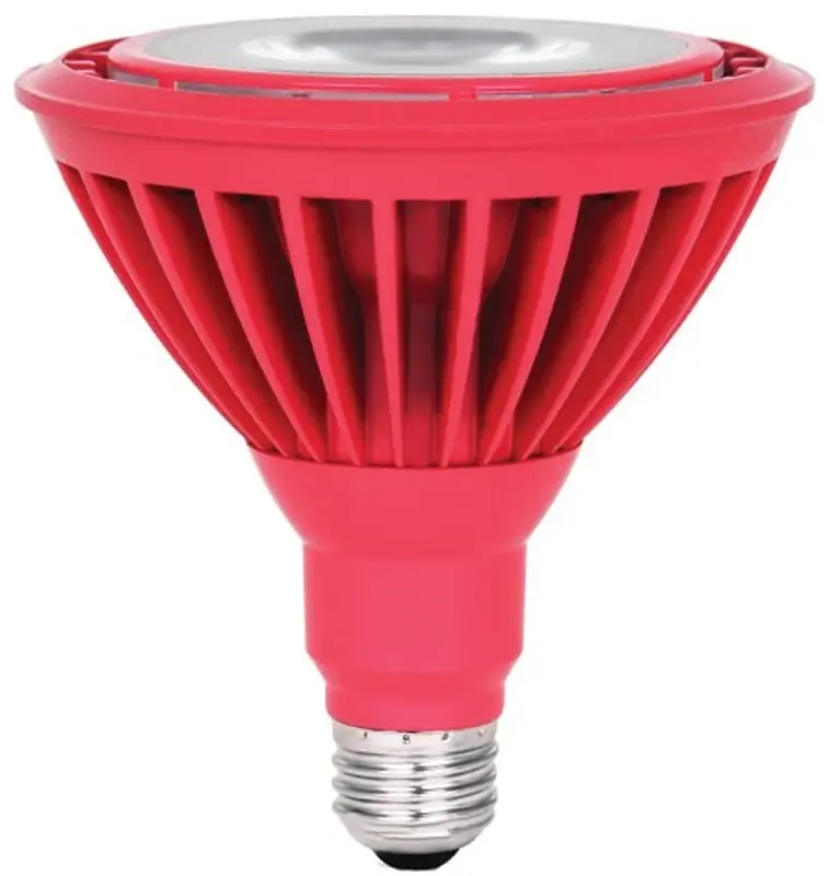 6w Red Par38 Led Bulb - Non-dimmable, Waterproof, 38 Degree Beam Angle