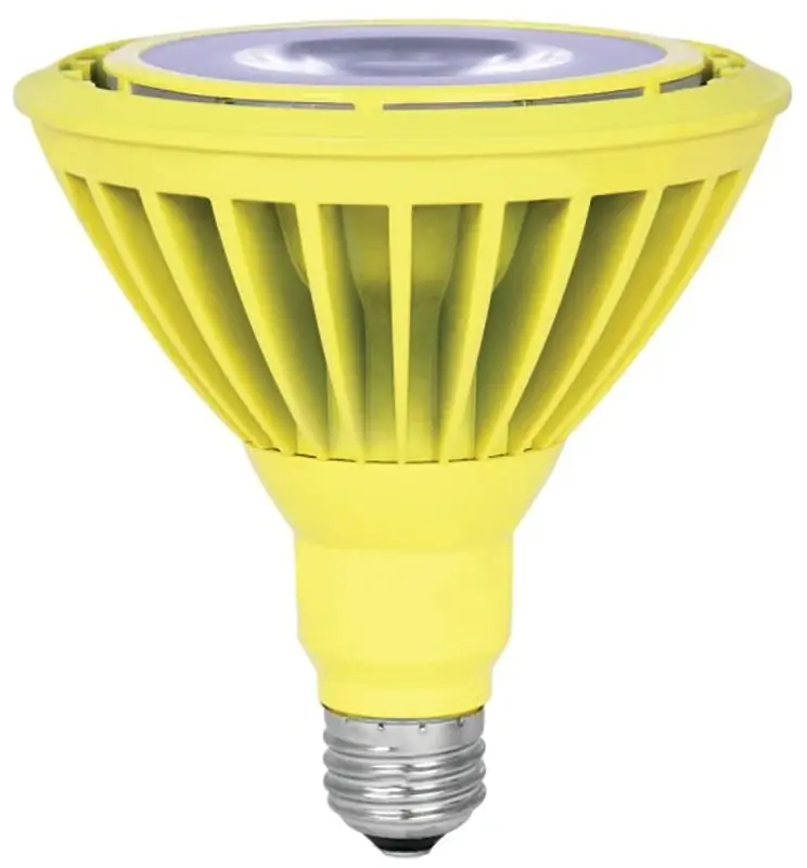 Par38/y/ledg5 Led Yellow Flood/spotlight Lamp, E26 Base, 16w